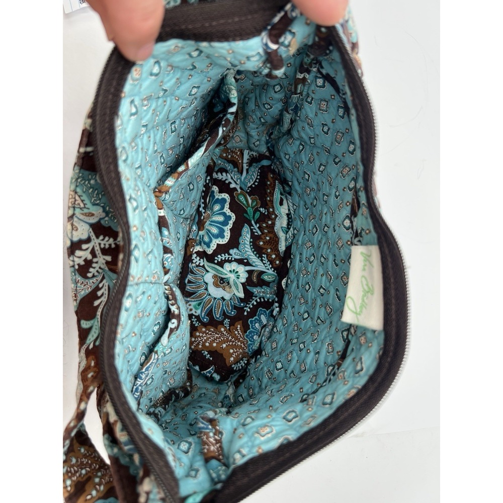 Vera Bradley Java Blue Retired Quilted Shoulder Bag Made in USA NWOT Cotton - Picture 7 of 10